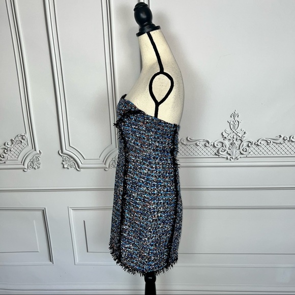 Lovers + Friends Blue Multi Luna Mini Dress | Size M - Picture 10 of 14